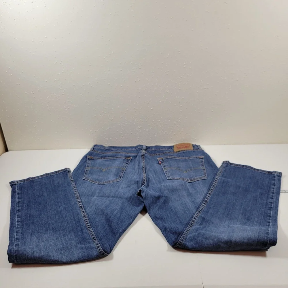 Levi's 559 Relaxed Straight Jeans Mens 36x30 Blue Excellent Medium‎ Wash Denim